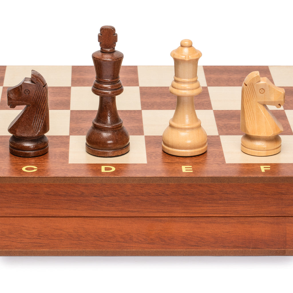 Husaria Professional Staunton Tournament No. 6 Wooden Chess Game Set, 3.9" Kings-Husaria-Yellow Mountain Imports