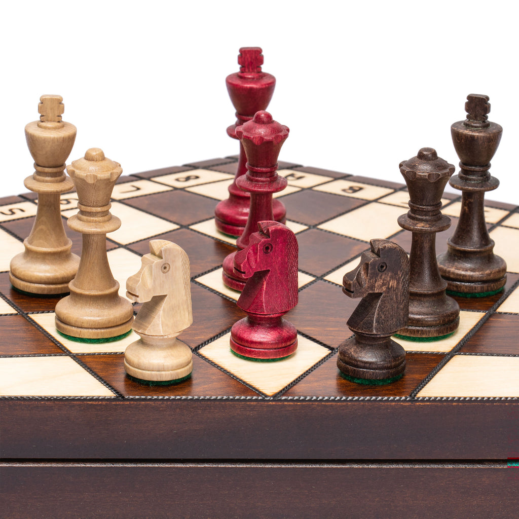 Husaria Wooden Three-Player Chess - 21"-Husaria-Yellow Mountain Imports