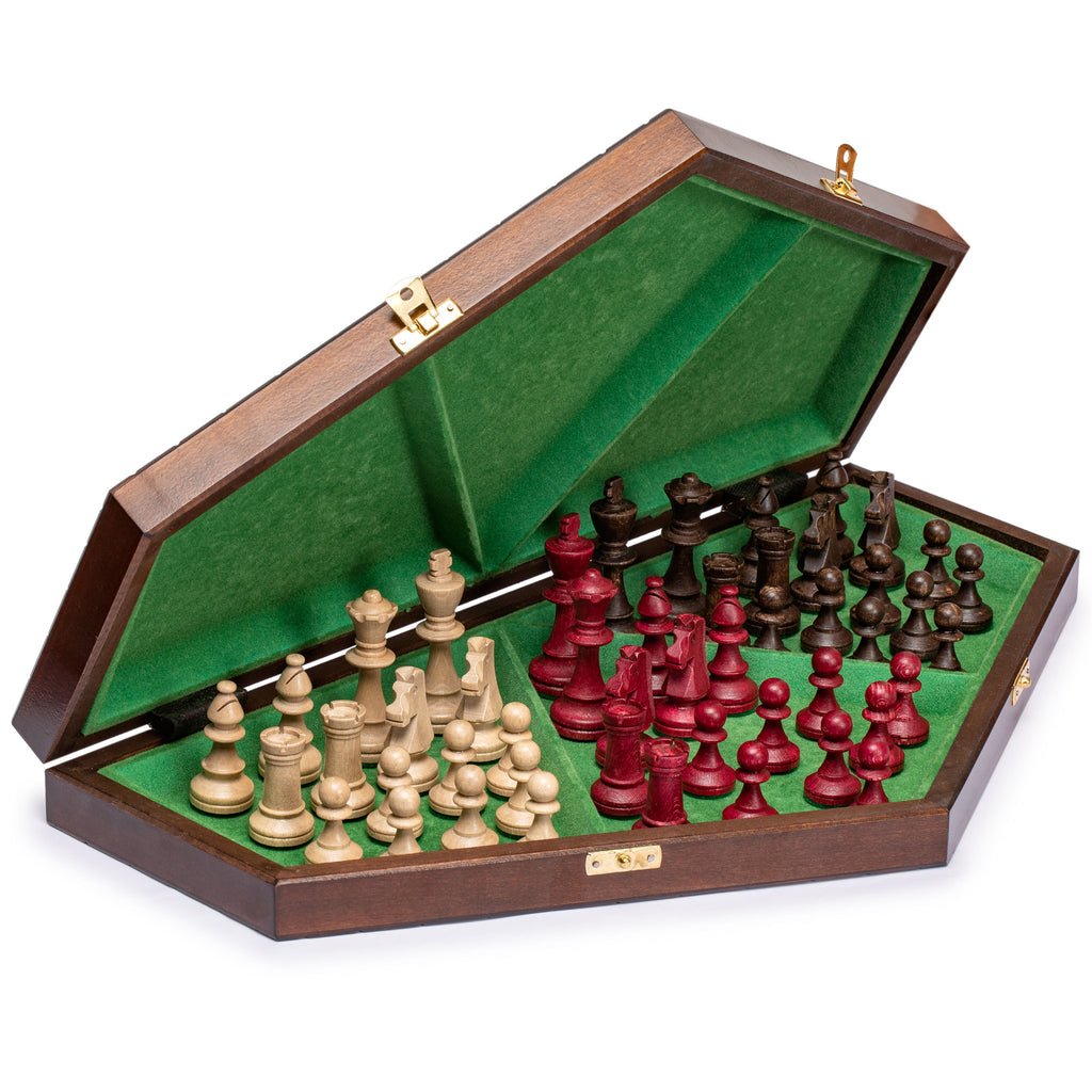 Husaria Wooden Three-Player Chess - 21"-Husaria-Yellow Mountain Imports