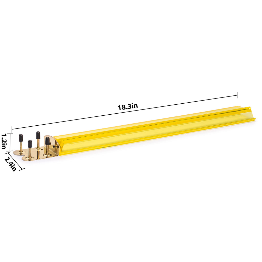 Jewel Tone Multi-Color Acrylic Mahjong Racks, 18" - Set of 4-Yellow Mountain Imports-Yellow Mountain Imports