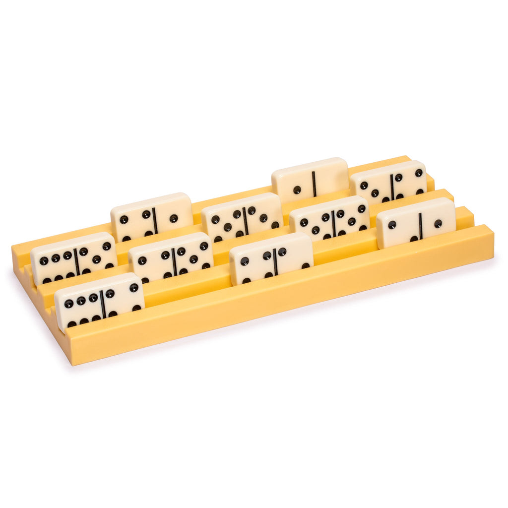 Jumbo Tournament Sized Domino Racks - Set of 4-Yellow Mountain Imports-Yellow Mountain Imports