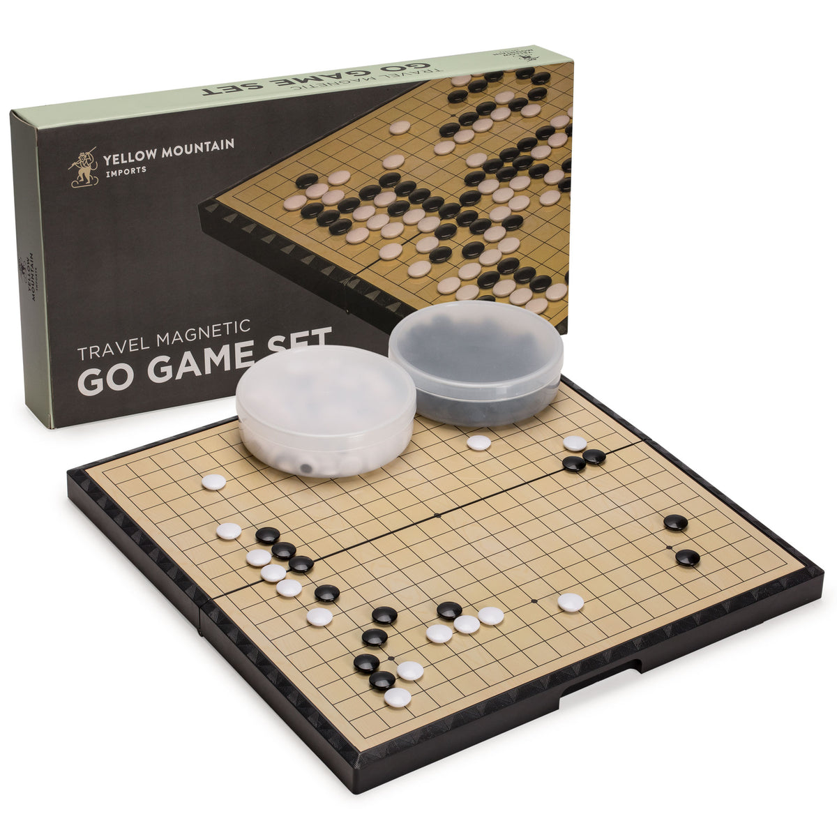 Large Magnetic 19x19 Go Game Set Board (14.6