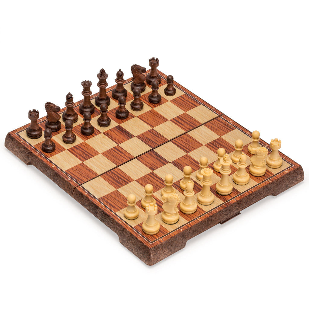 Magnetic Portable Chess Set (10.6 Inches) - Folding, Travel Board Game-Yellow Mountain Imports-Yellow Mountain Imports