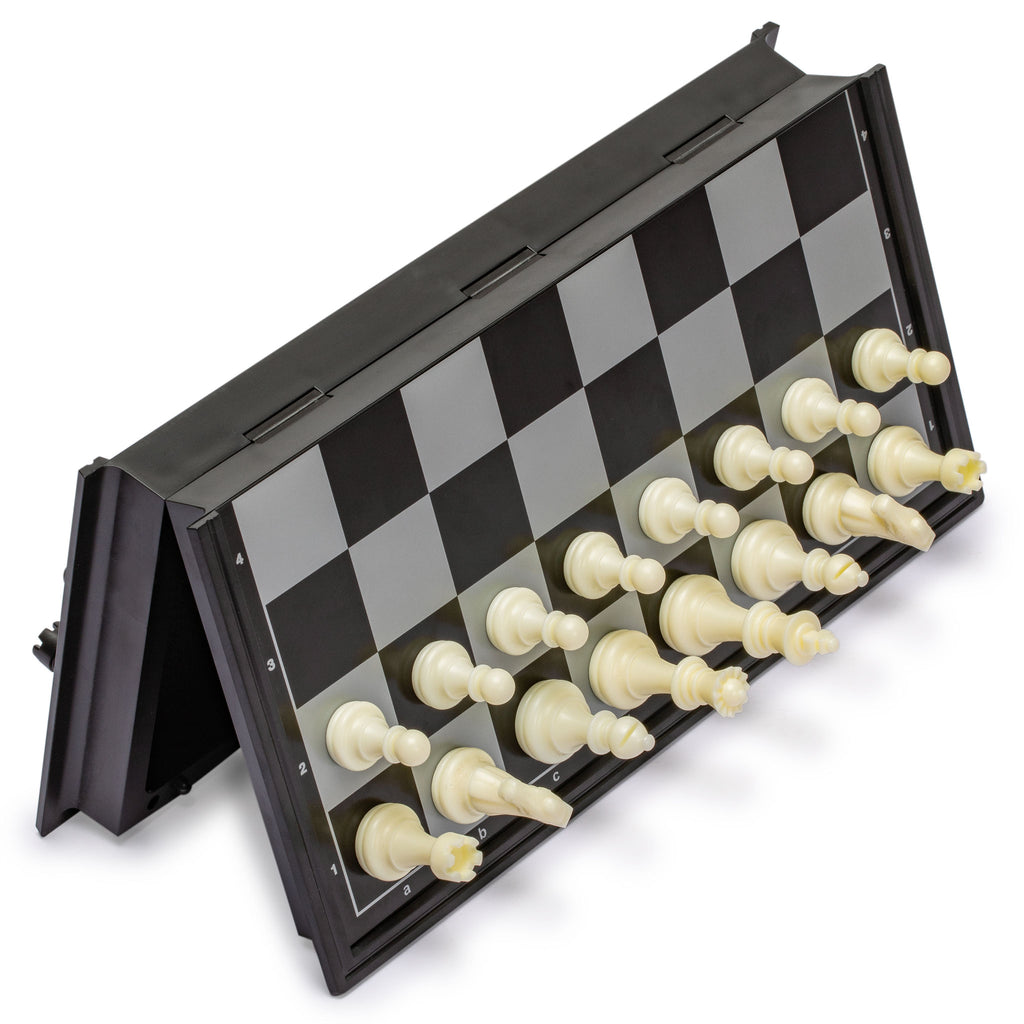 Magnetic Portable Medium Chess Board Game Set (9.8")-Yellow Mountain Imports-Yellow Mountain Imports