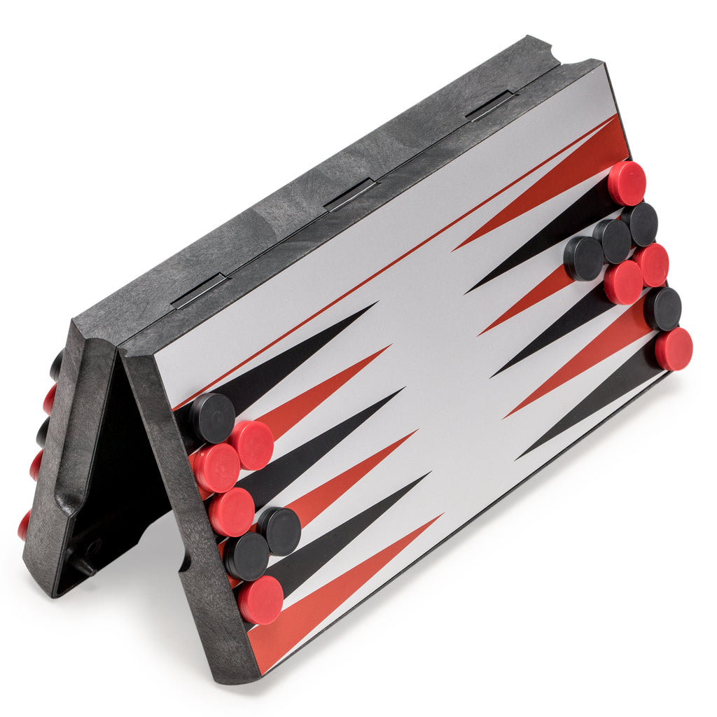 Magnetic Travel Backgammon Game Set - 9.25 Inches-Yellow Mountain Imports-Yellow Mountain Imports