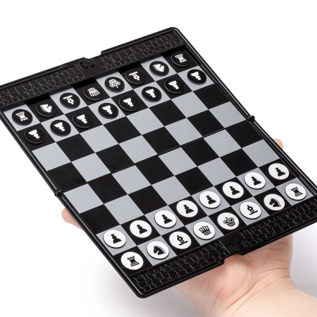 thumbnail image 2 of Yellow Mountain Imports Magnetic Travel Foldable Chess Wallet Set (20-Centimeter) - Portable 2 of 13
