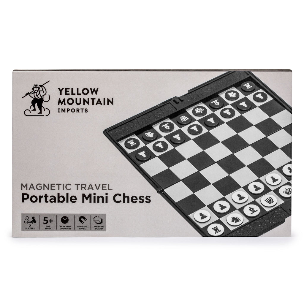 Magnetic Travel Foldable Chess Wallet Set (7.9-Inch) - Portable & Perfectly Travel-Size-Yellow Mountain Imports-Yellow Mountain Imports