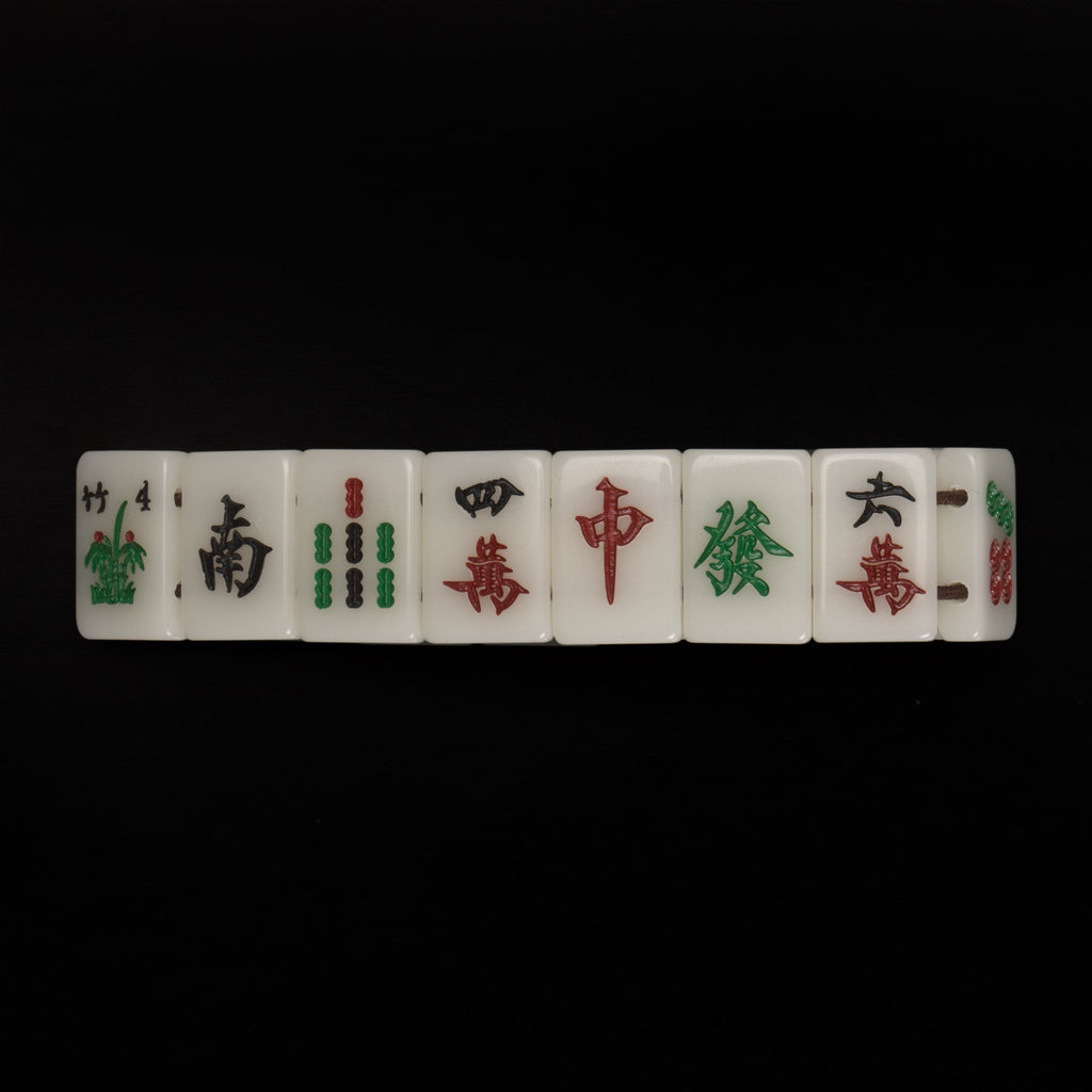 Mahjong Mini-Tiles Stretchy Bracelet-Yellow Mountain Imports-Yellow Mountain Imports
