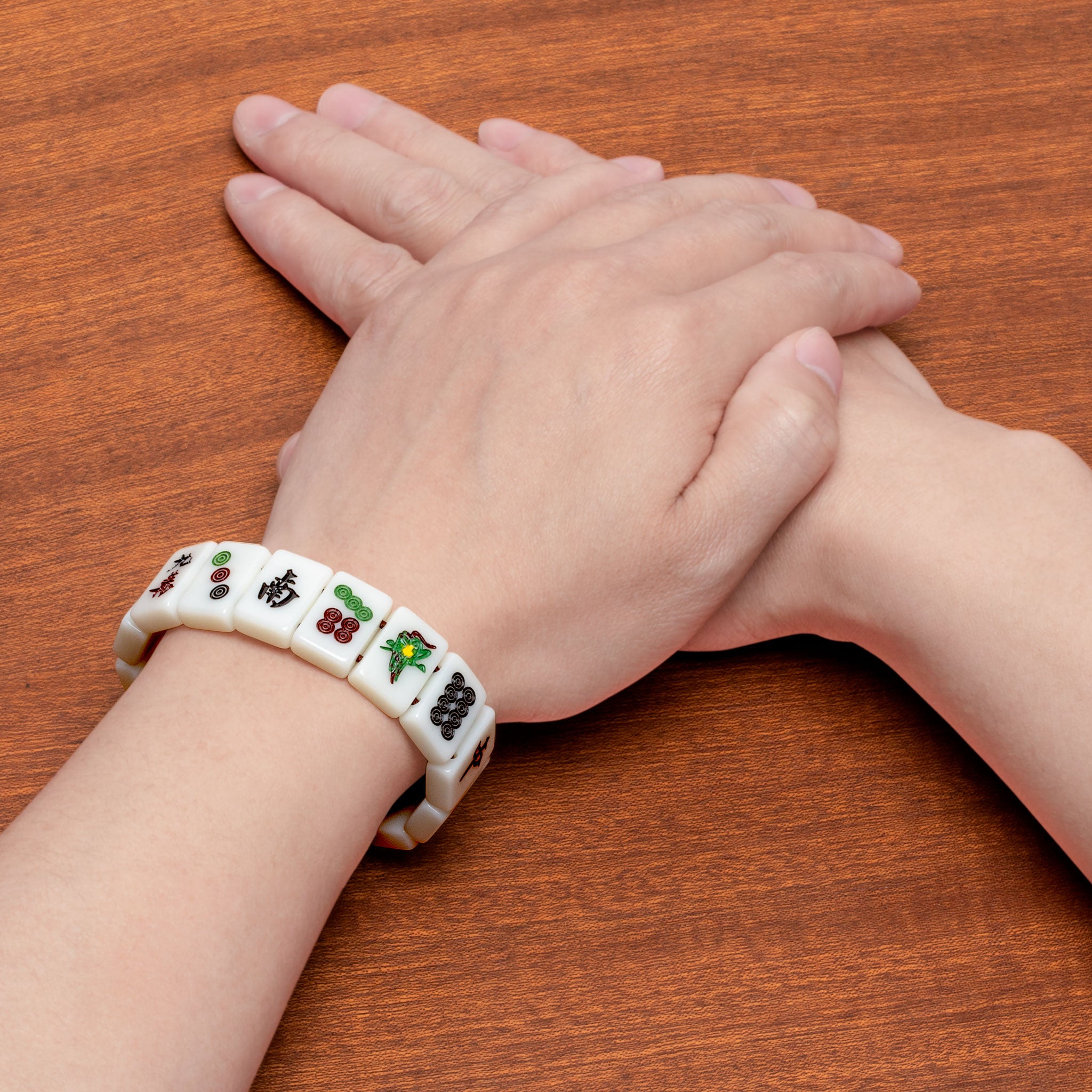 Mahjong Mini-Tiles Stretchy Bracelet – Yellow Mountain Imports