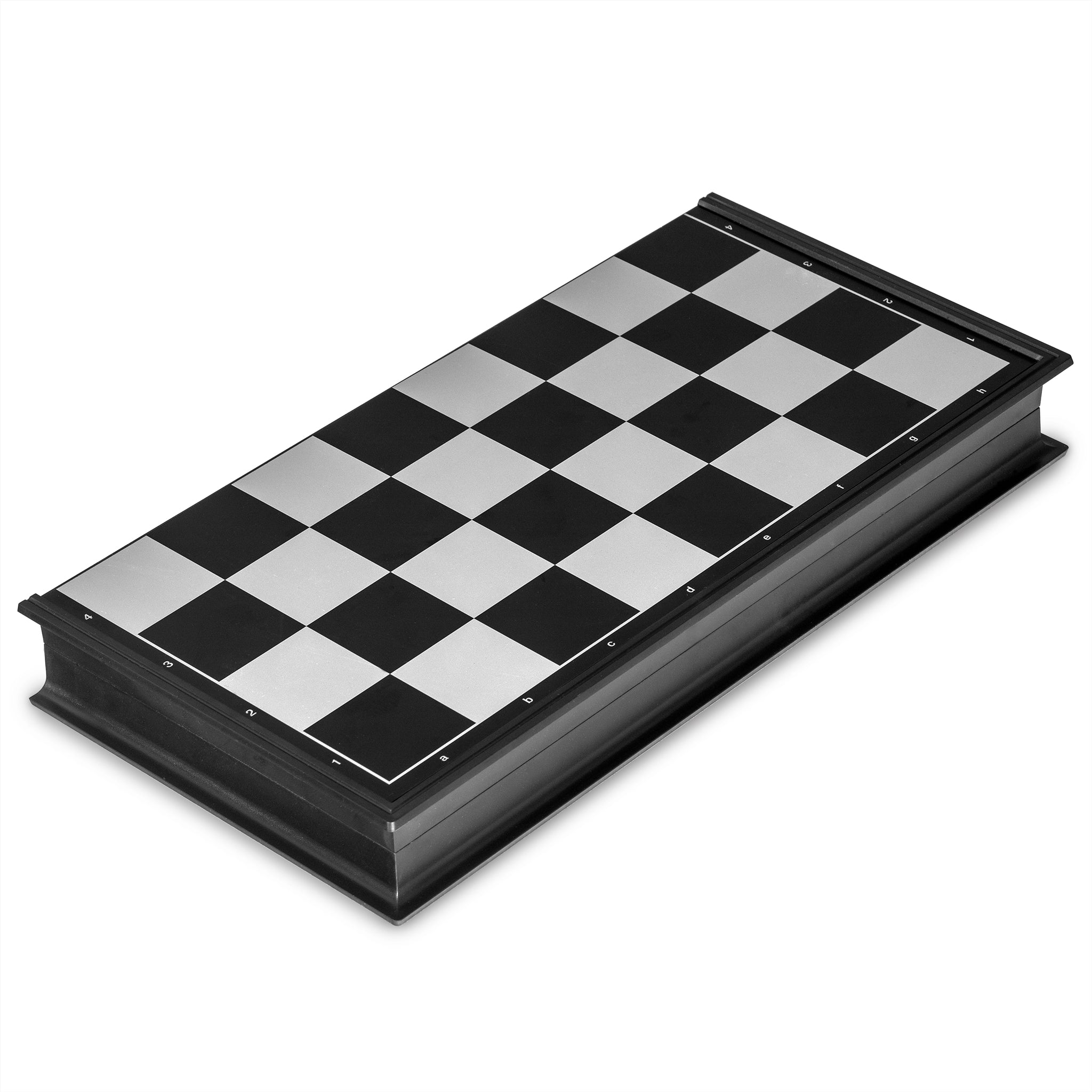 Medium 2-in-1 Travel Magnetic Chess & Checkers Board Game Set