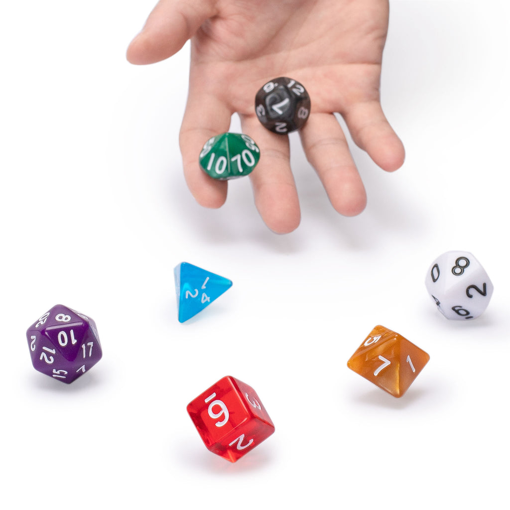 Polyhedral Dice - Set of 126 Multi-Colored Dice for Role Playing Games (RPG), DND, MTG, and Other Dice Games-Yellow Mountain Imports-Yellow Mountain Imports