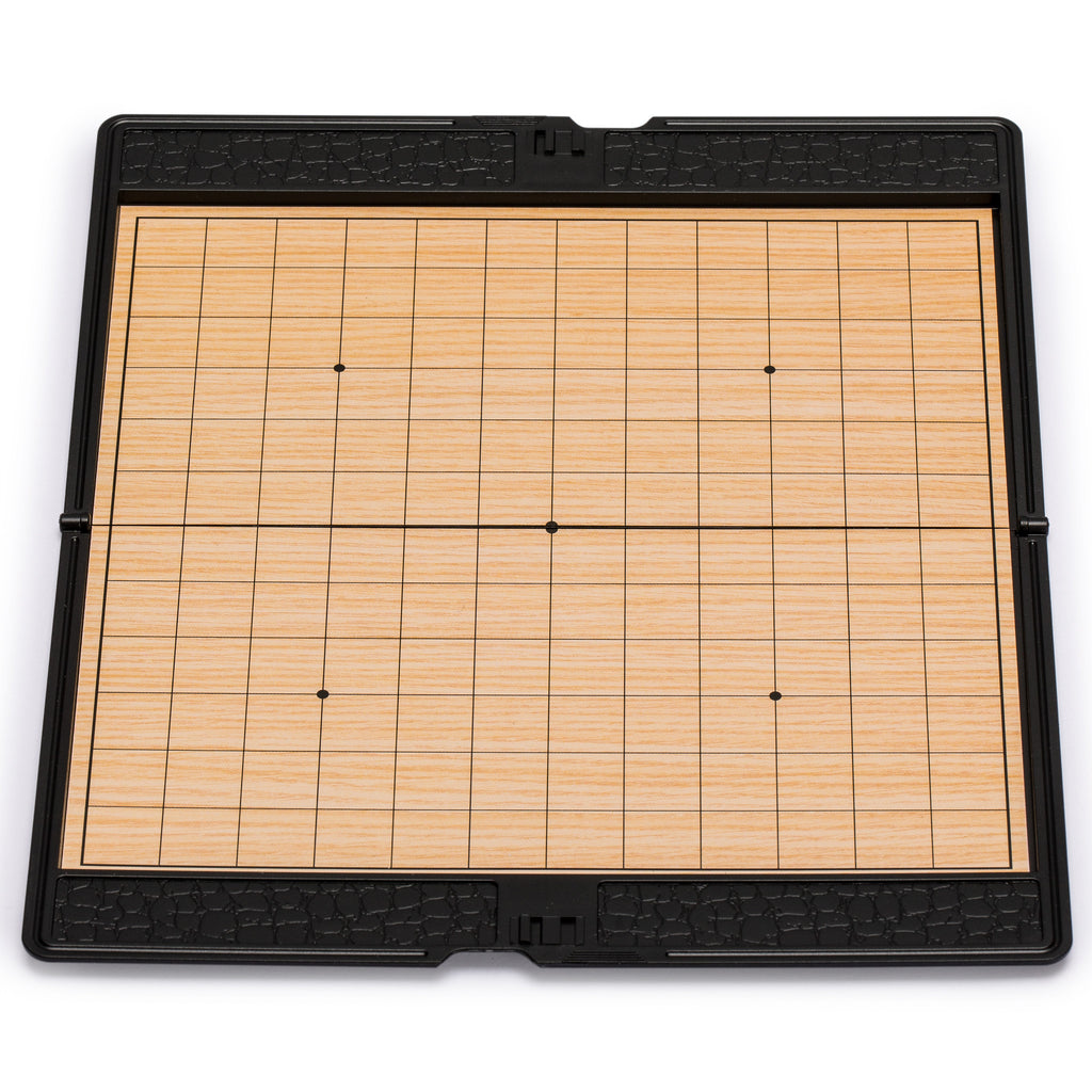 Portable Magnetic 13x13 Go Game Set Board (7.9 x 6.7") w/ Single Convex Stones-Yellow Mountain Imports-Yellow Mountain Imports