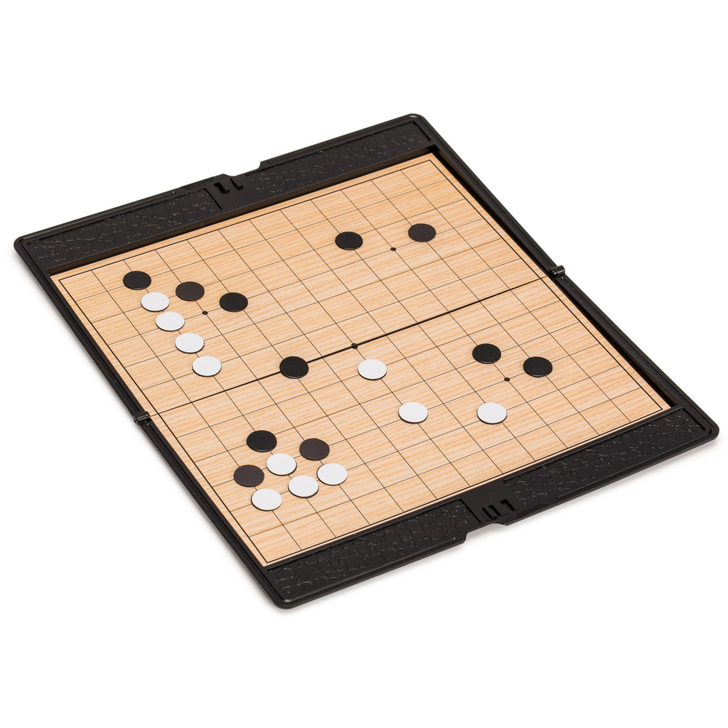 Portable Magnetic 13x13 Go Game Set Board (7.9 x 6.7") w/ Single Convex Stones-Yellow Mountain Imports-Yellow Mountain Imports