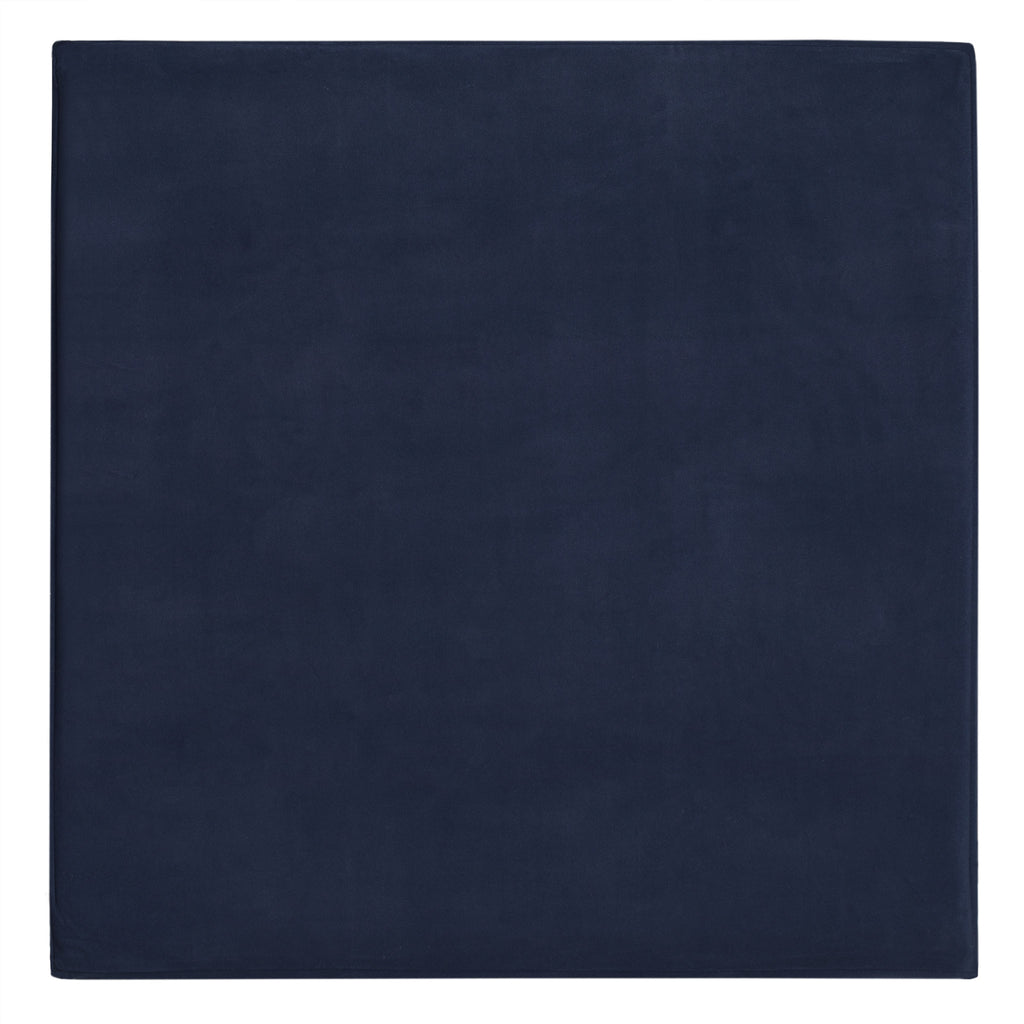 Professional Grade Blue Square Table Cover for Cards, Mahjong, Board Games - 34"-Yellow Mountain Imports-Yellow Mountain Imports