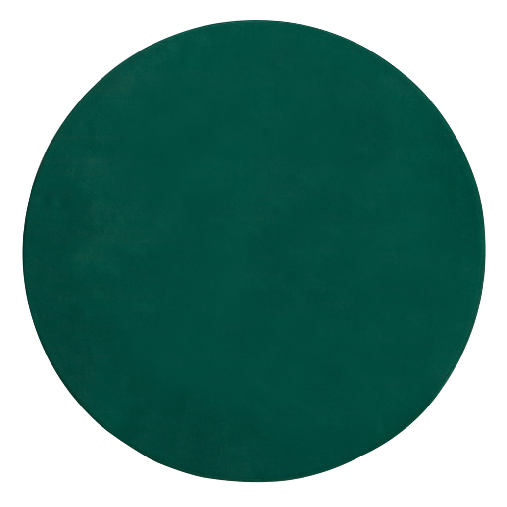 Professional Grade Green Round Table Cover for Card Games, Mahjong, Board Games, Domino Games, and More - 61.2"-Yellow Mountain Imports-Yellow Mountain Imports
