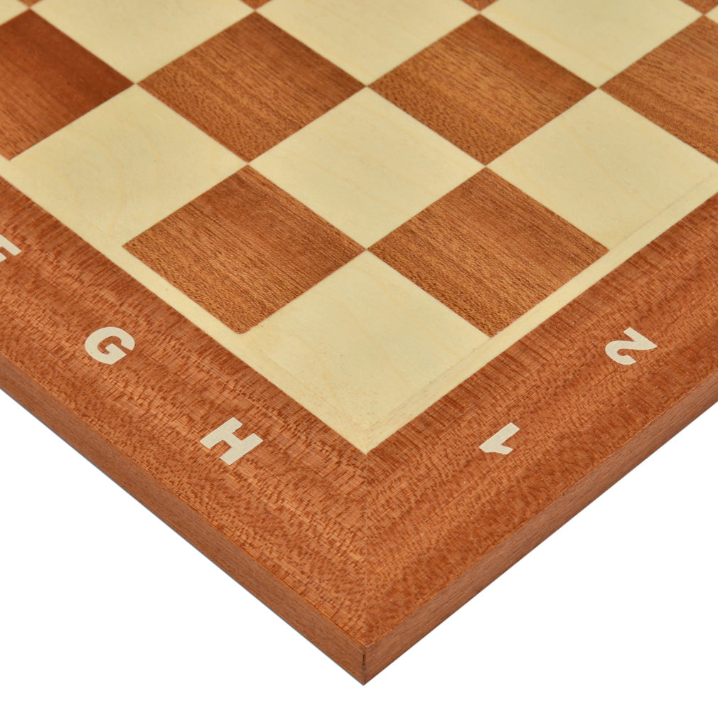 Professional Tournament Chess Board, No. 4 - 15-3/4"-Wegiel-Yellow Mountain Imports