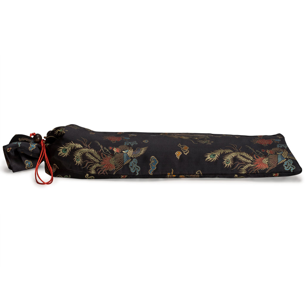 Protective Silk Mahjong Rack and Pusher Bag - Black-Yellow Mountain Imports-Yellow Mountain Imports