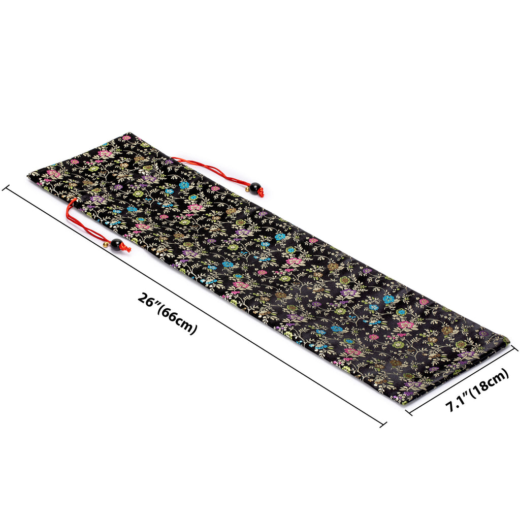 Protective Sleeve for Mahjong Racks and Pushers - Floral - 26 Inches-Yellow Mountain Imports-Yellow Mountain Imports