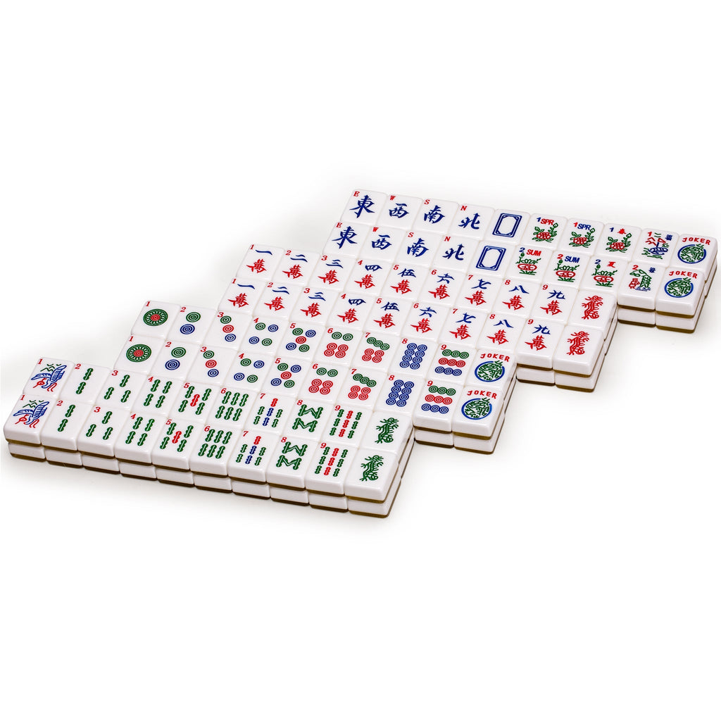 Set of 166 American Mahjong Tiles, "Golden Fortune" (Tiles Only Set)-Yellow Mountain Imports-Yellow Mountain Imports