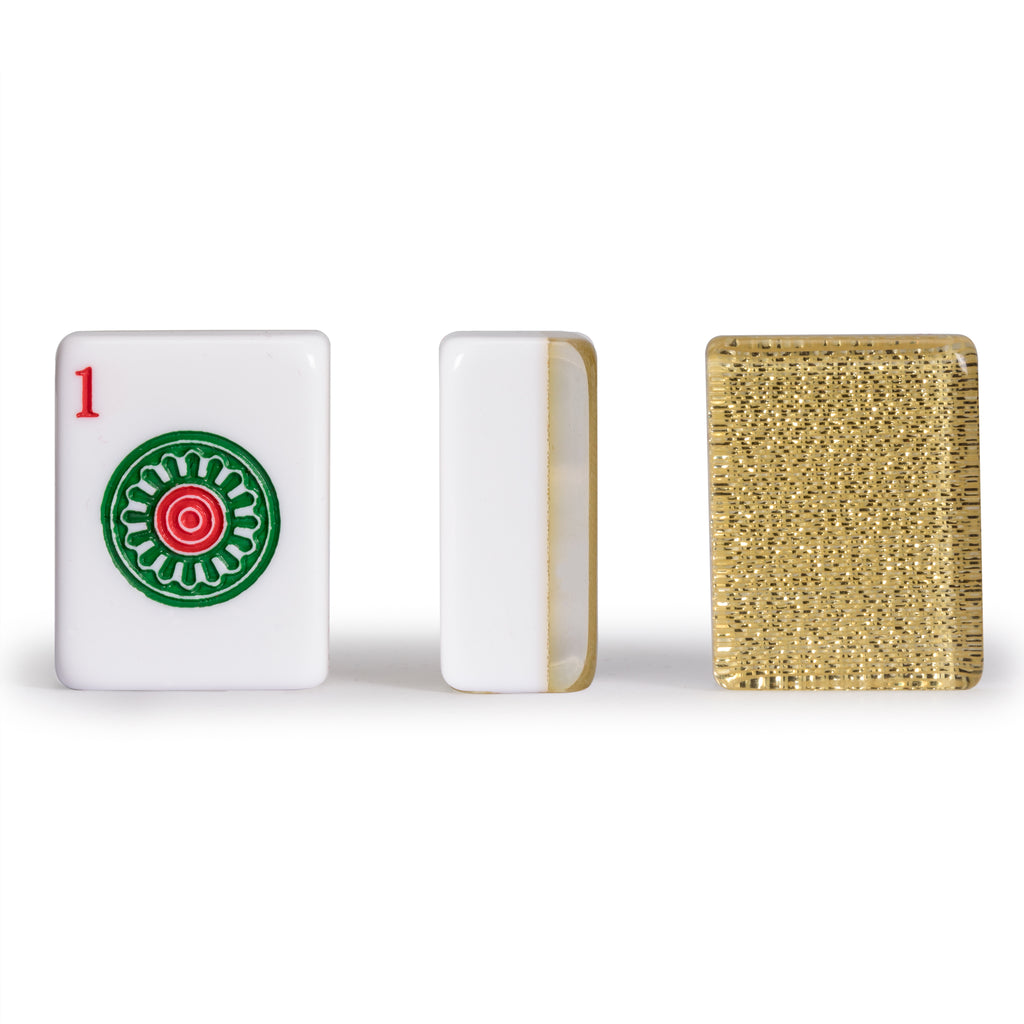 Set of 166 American Mahjong Tiles, "Golden Fortune" (Tiles Only Set)-Yellow Mountain Imports-Yellow Mountain Imports