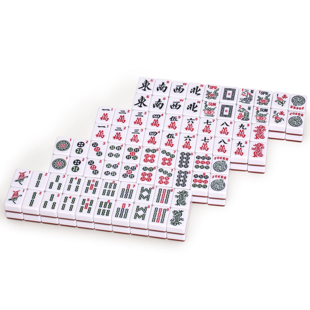 Set of 166 American Mahjong Tiles, "Pattaya" (Tiles Only Set)-Yellow Mountain Imports-Yellow Mountain Imports