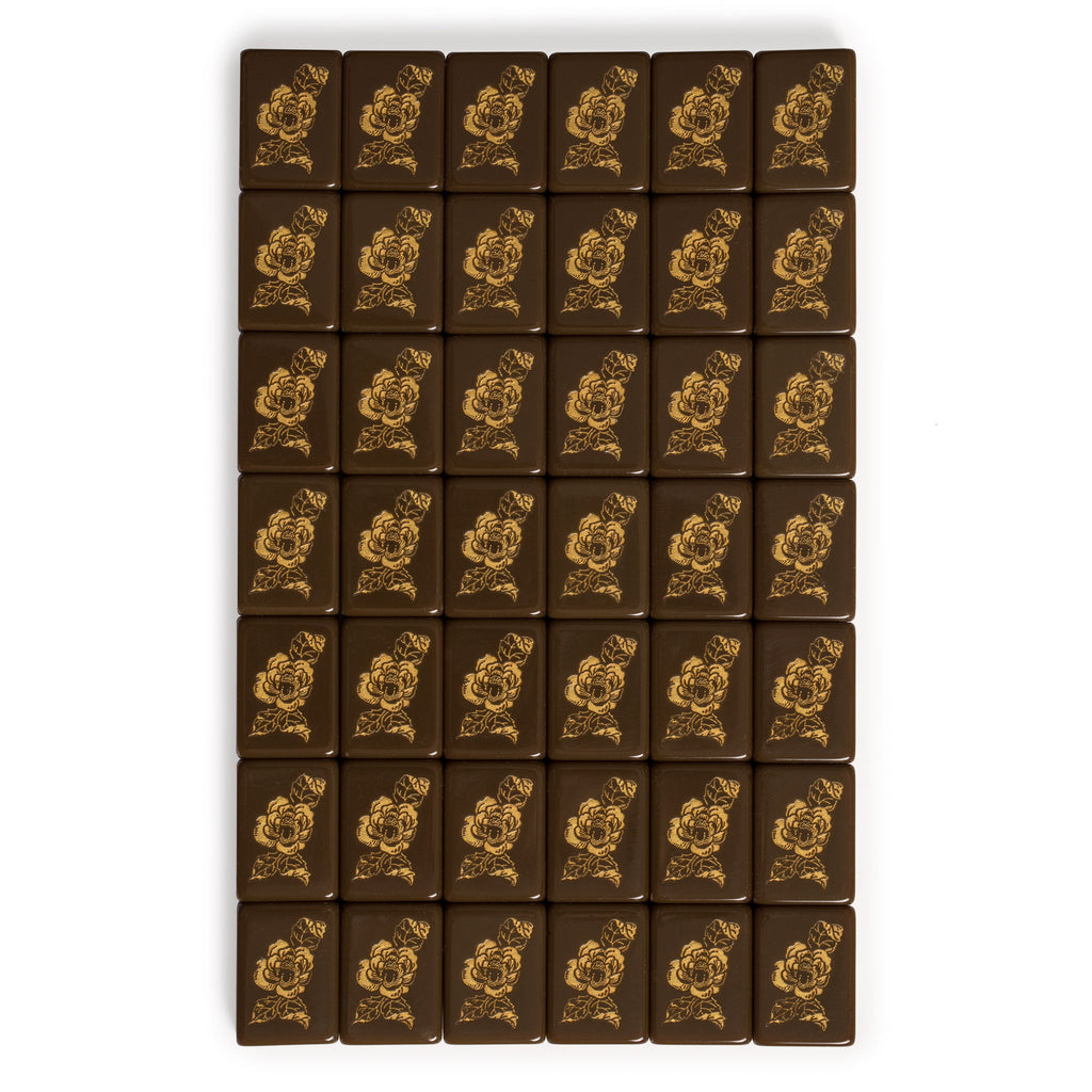 Set of 166 American Mahjong Tiles, "Peony" (Tiles Only Set)-Yellow Mountain Imports-Yellow Mountain Imports