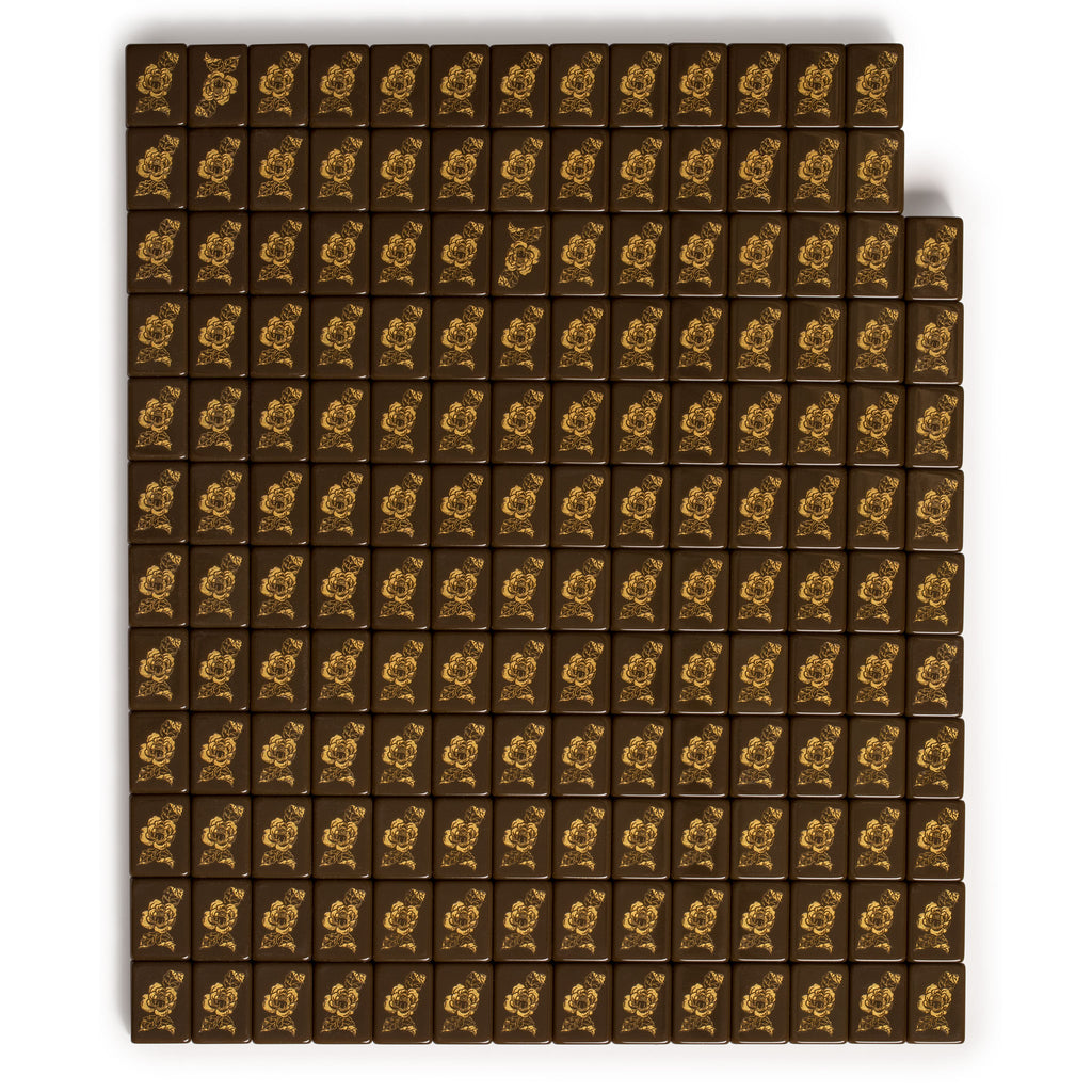 Set of 166 American Mahjong Tiles, "Peony" (Tiles Only Set)-Yellow Mountain Imports-Yellow Mountain Imports