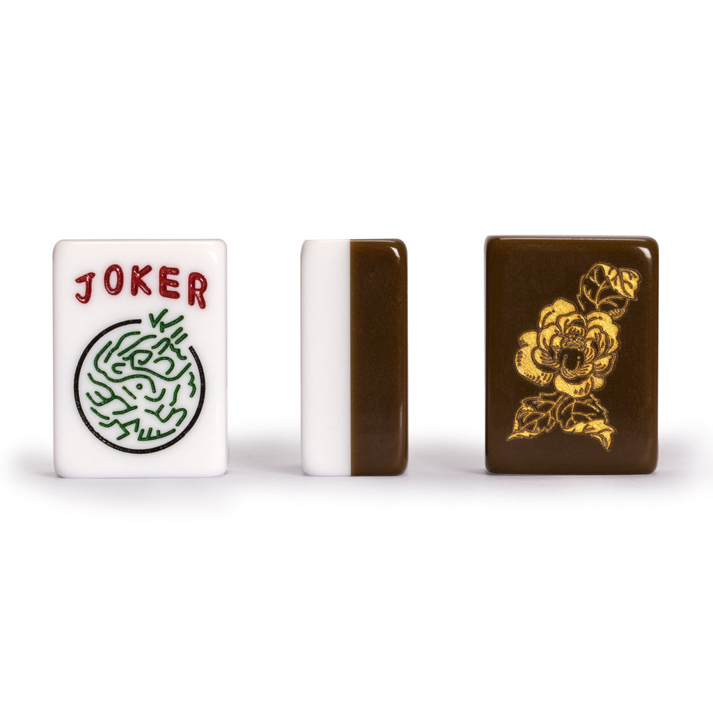 Set of 166 American Mahjong Tiles, "Peony" (Tiles Only Set)-Yellow Mountain Imports-Yellow Mountain Imports