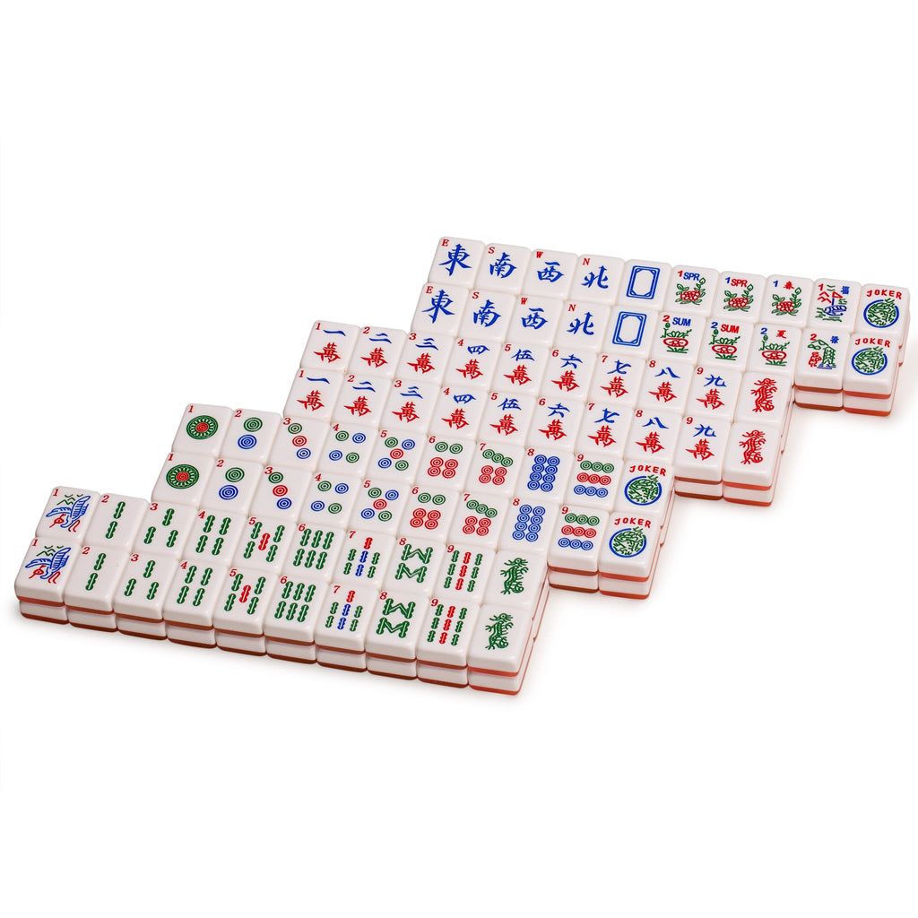 Set of 166 American Mahjong Tiles, "Pink Sparkles" (Tiles Only Set)-Yellow Mountain Imports-Yellow Mountain Imports