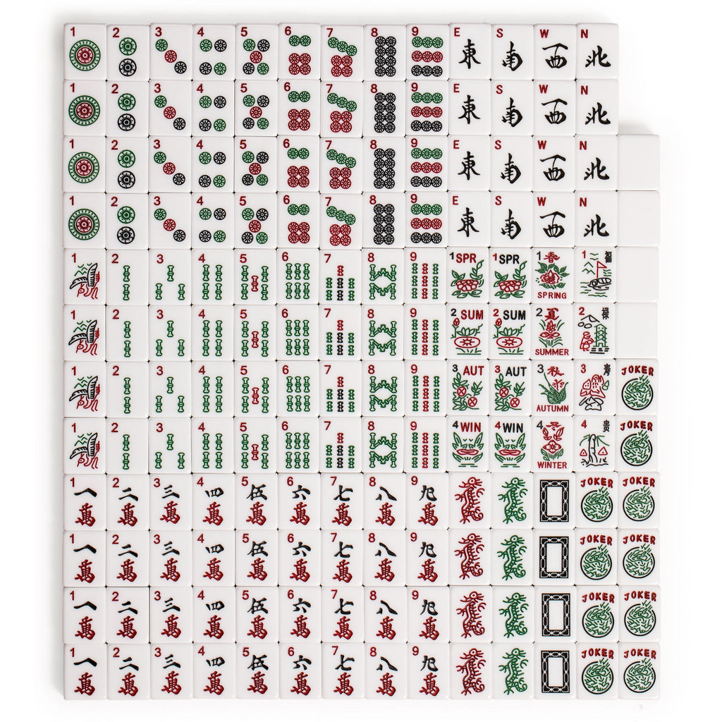 Set of 166 American Mahjong Tiles, "Toucan"-Yellow Mountain Imports-Yellow Mountain Imports