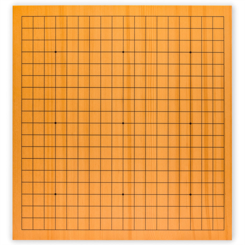 Shin Kaya 1.2" Go Board w/ Double Convex Yunzi Stones and Bowls Set-Yellow Mountain Imports-Yellow Mountain Imports