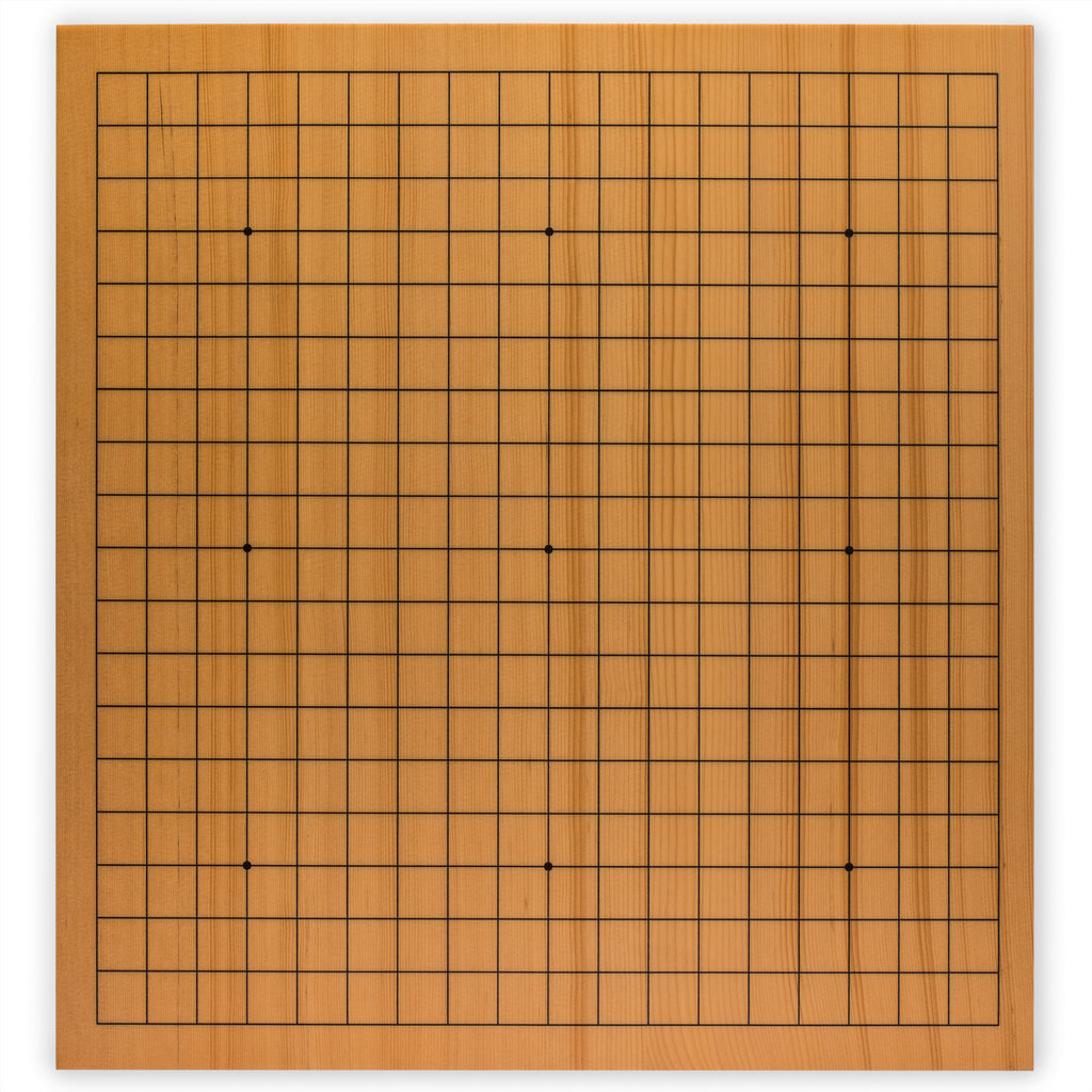 Shin Kaya 1.2" Go Board w/ Double Convex Yunzi Stones and Burma Padauk Wood Bowls Set-Yellow Mountain Imports-Yellow Mountain Imports