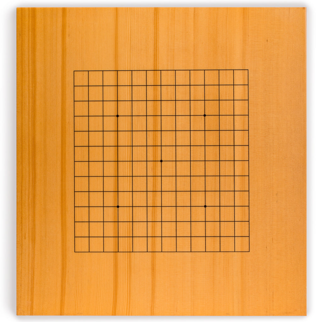 Shin Kaya 1.2-Inch Reversible 19x19 / 13x13 Go Game Board (Goban)-Yellow Mountain Imports-Yellow Mountain Imports