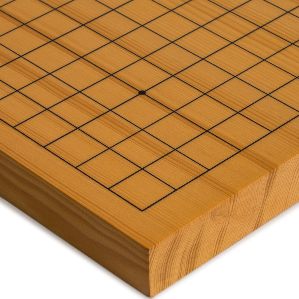 Shin Kaya 1.2-Inch Reversible 19x19 / 13x13 Go Game Board (Goban)-Yellow Mountain Imports-Yellow Mountain Imports