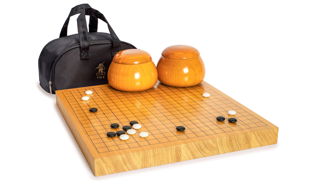 Shin Kaya 1.6-Inch Reversible 19x19 / 13x13 Go Game Set
