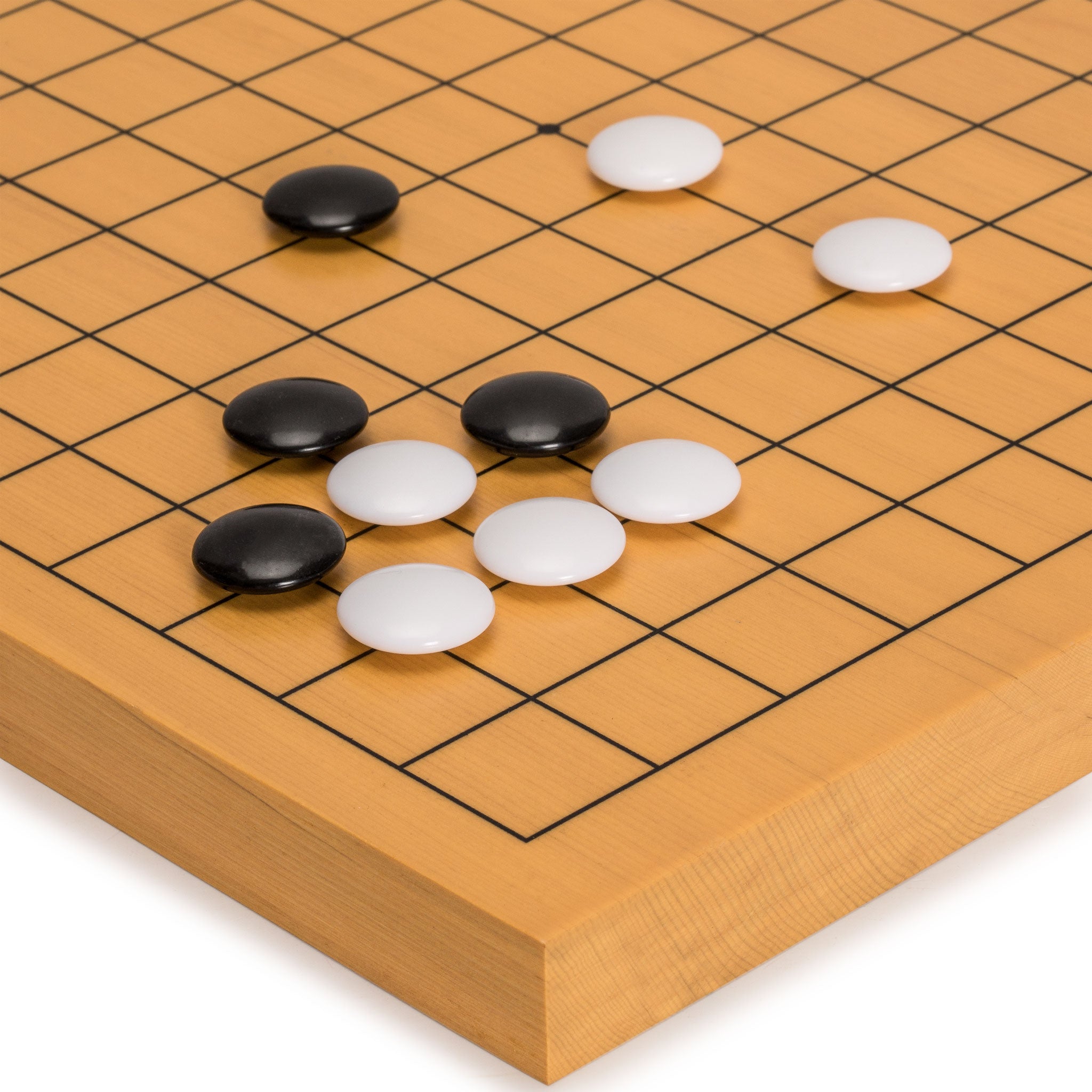 Shin Kaya Beginner's Reversible 13x13 / 9x9 Go Game Set Board (0.8