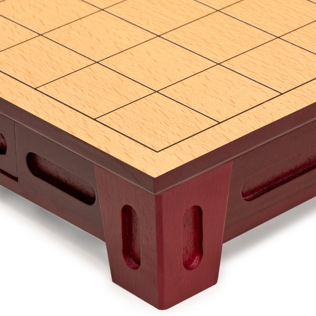 Shogi Japanese Chess Game Set - Wooden Table Board with Drawers and Traditional Koma Playing Pieces-Yellow Mountain Imports-Yellow Mountain Imports