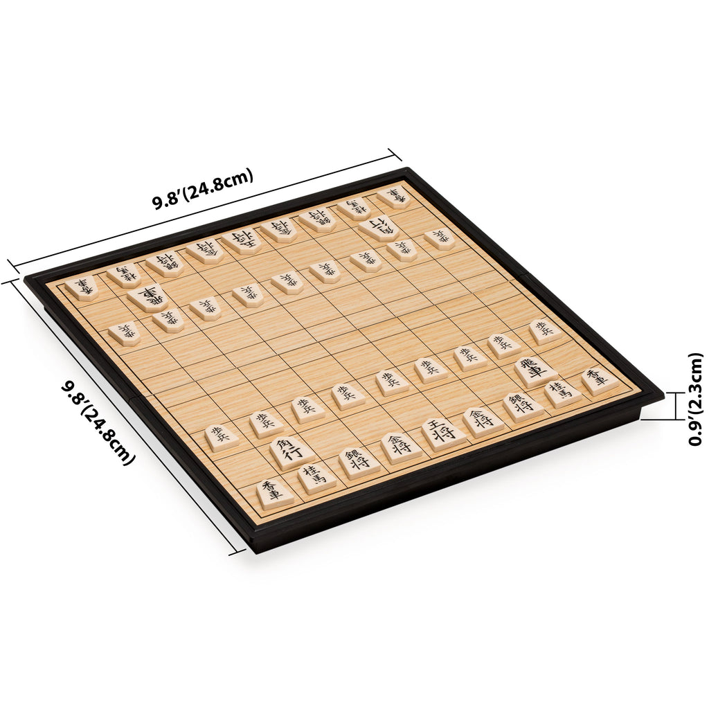 Shogi Japanese Chess Magnetic Travel Game Set - 9.75-Inch-Yellow Mountain Imports-Yellow Mountain Imports