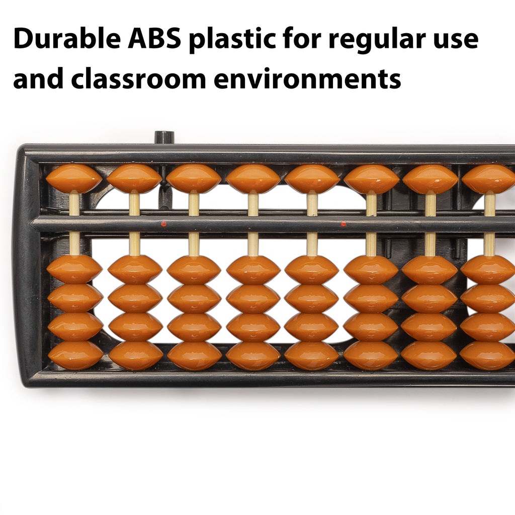Soroban Abacus - 13 Column, 9.7" Professional Japanese Calculator for Mental Math and Montessori Learning-Yellow Mountain Imports-Yellow Mountain Imports