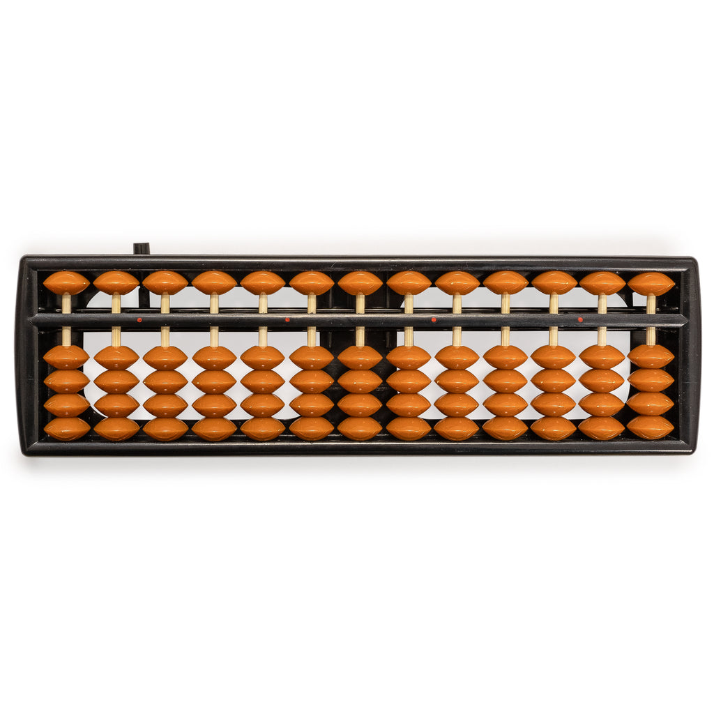 Soroban Abacus - 13 Column, 9.7" Professional Japanese Calculator for Mental Math and Montessori Learning-Yellow Mountain Imports-Yellow Mountain Imports