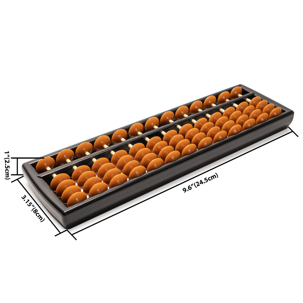Soroban Abacus - 13 Column, 9.7" Professional Japanese Calculator for Mental Math and Montessori Learning-Yellow Mountain Imports-Yellow Mountain Imports