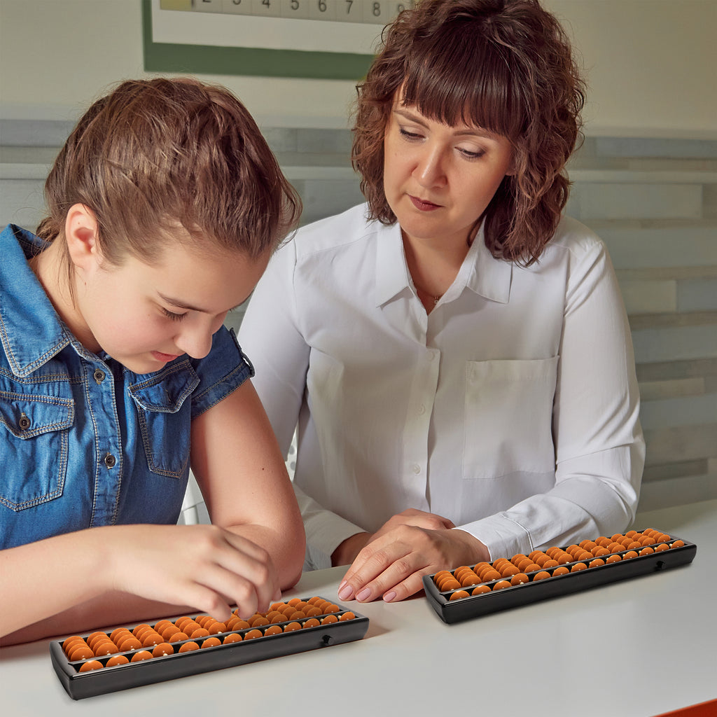 Soroban Abacus - 13 Column, 9.7" Professional Japanese Calculator for Mental Math and Montessori Learning-Yellow Mountain Imports-Yellow Mountain Imports