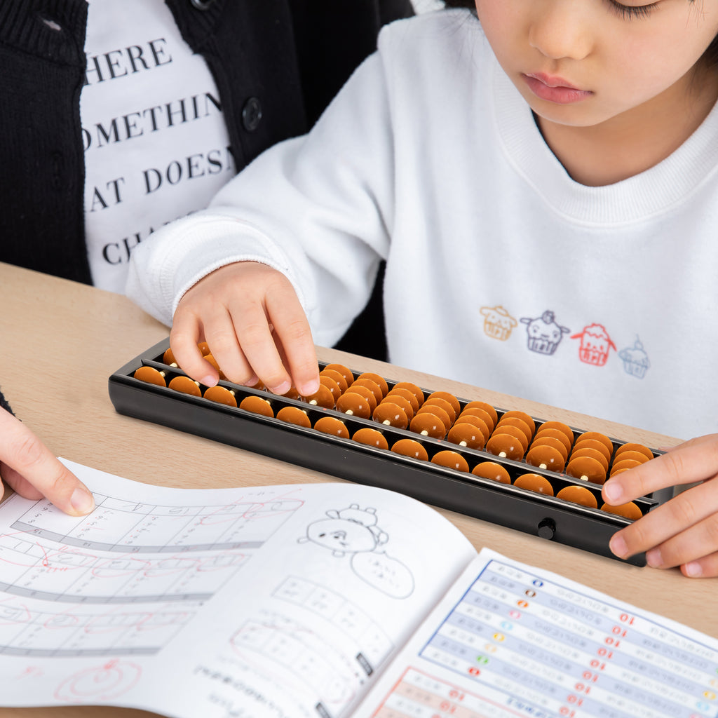 Soroban Abacus - 13 Column, 9.7" Professional Japanese Calculator for Mental Math and Montessori Learning-Yellow Mountain Imports-Yellow Mountain Imports