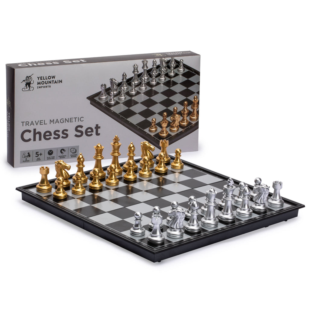 Travel Magnetic Medium Chess Set (12.4")-Yellow Mountain Imports-Yellow Mountain Imports