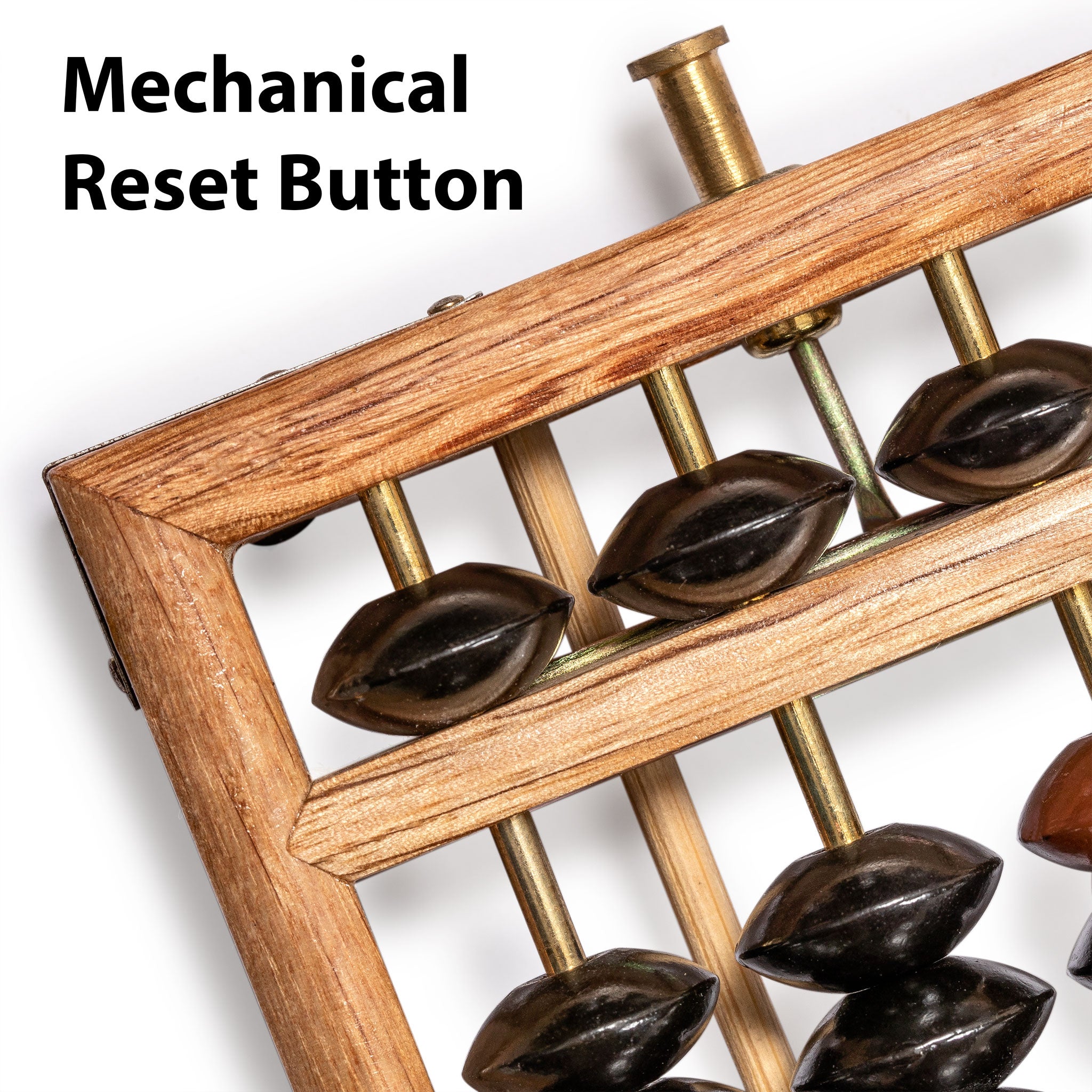 Vintage wooden abacus top