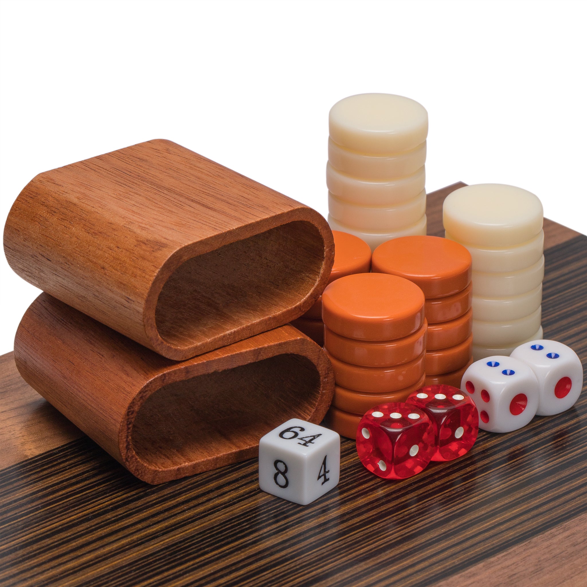 Pro Series Felt Backgammon Set | Tournament Attaché - Taupe Pro Series Felt Backgammon Set | Tournament Attaché - Taupe
