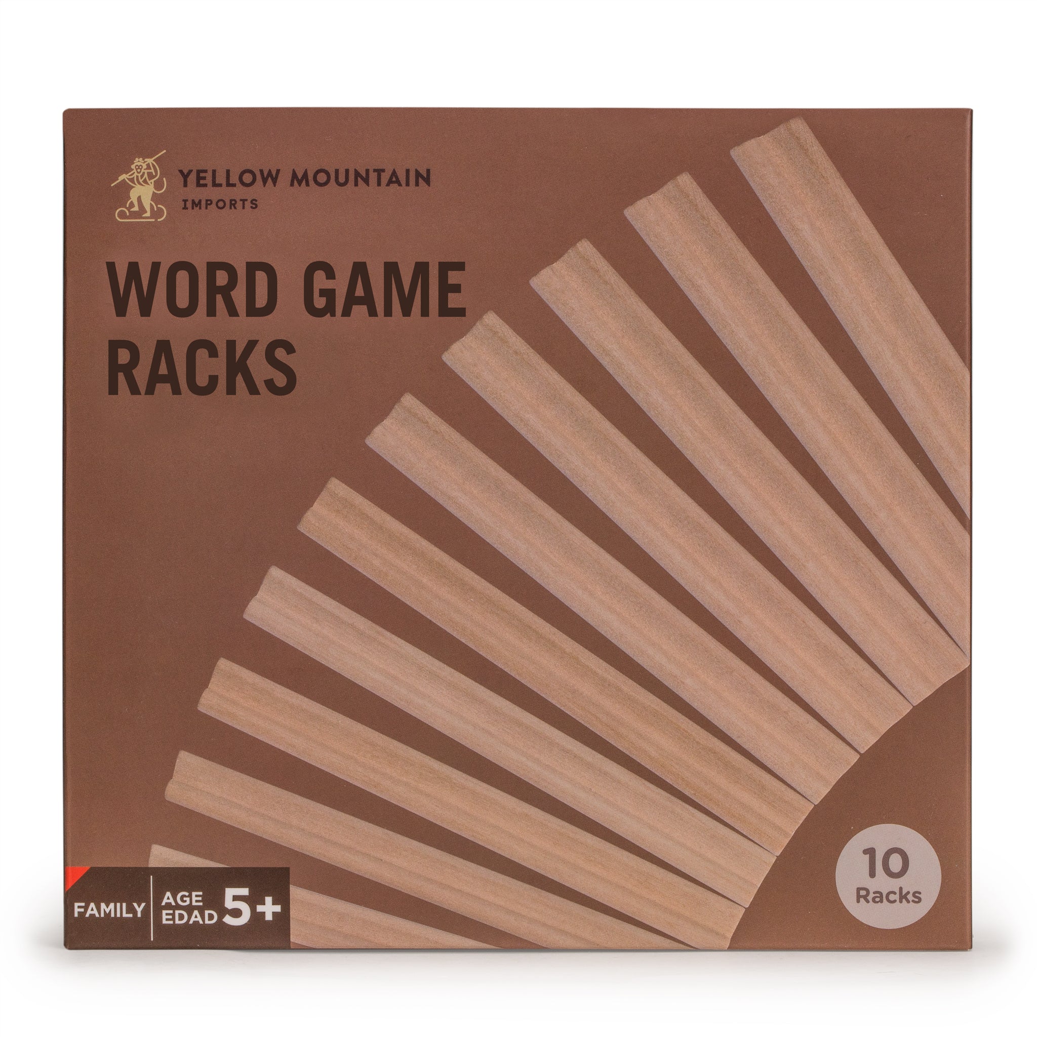 Wooden Racks/Holder for Scrabble Tiles (Set of 10) – Yellow
