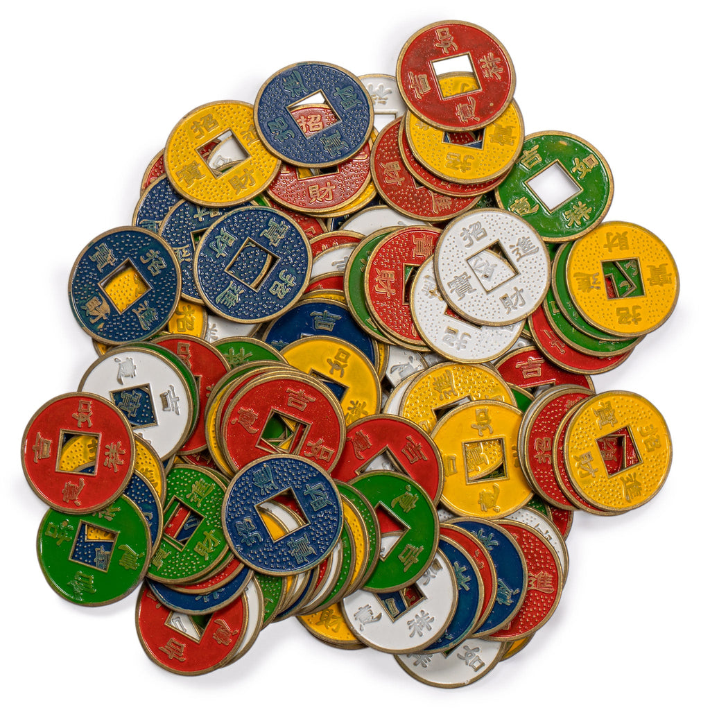 Wright Patterson Standard Mahjong Scoring Coins - Set of 141-Yellow Mountain Imports-Yellow Mountain Imports
