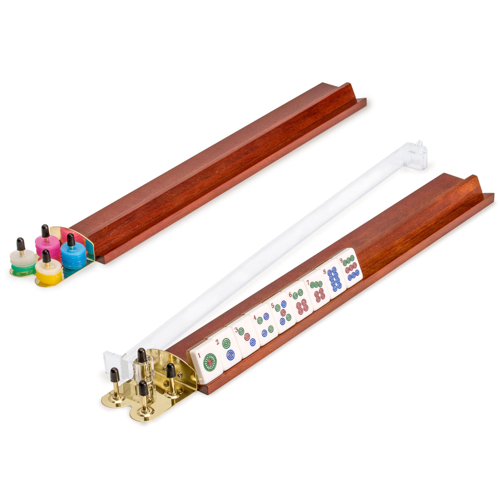 Yellow Mountain Imports American Mahjong Set with 166 Mahjong Tiles, Case, Racks and other Accessories-Yellow Mountain Imports-Yellow Mountain Imports