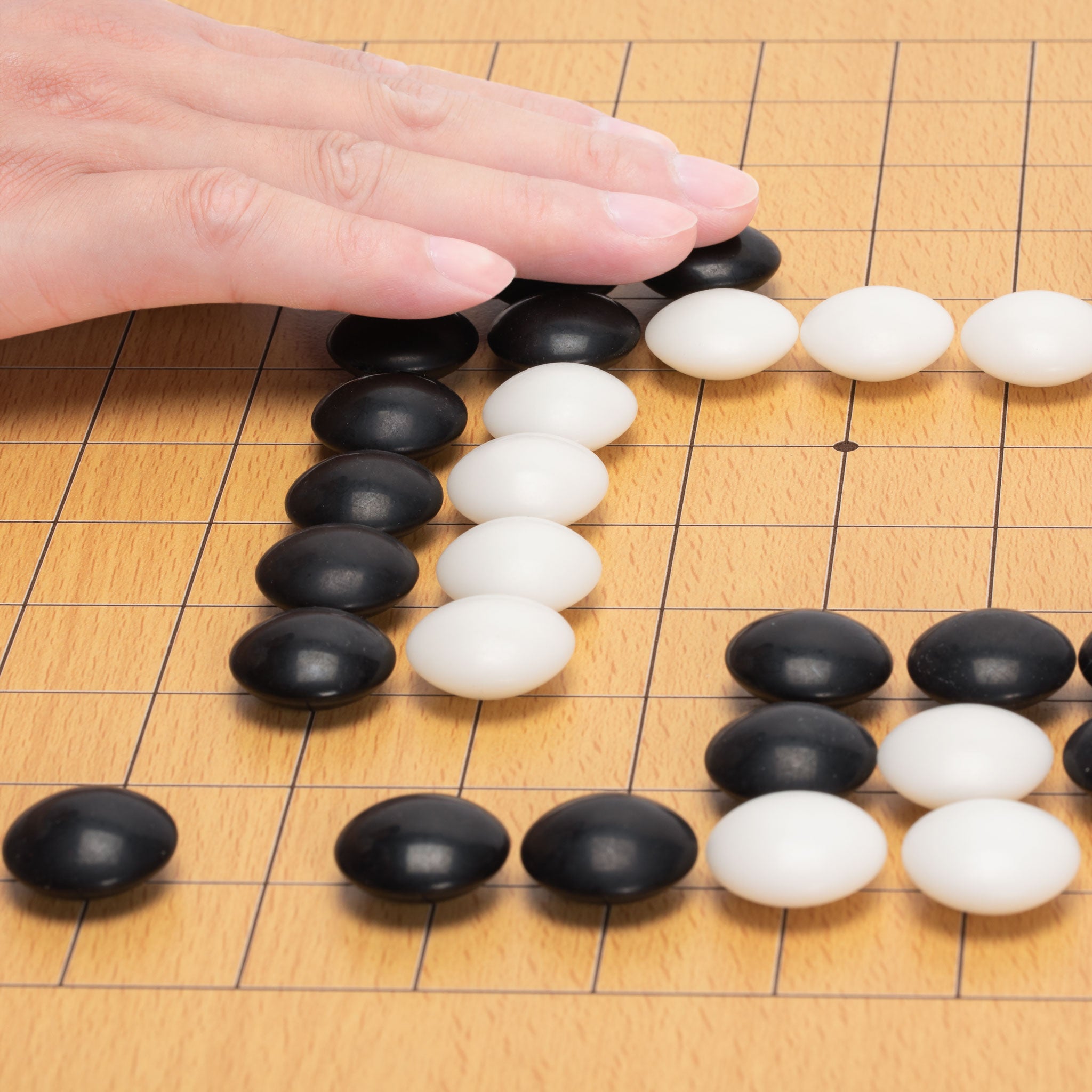 Yunzi Double Convex Go Game Stones Set, 11.6 Millimeters (Size 41